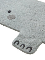 Barneromsteppe dinoform 66x125 cm bomull bakside