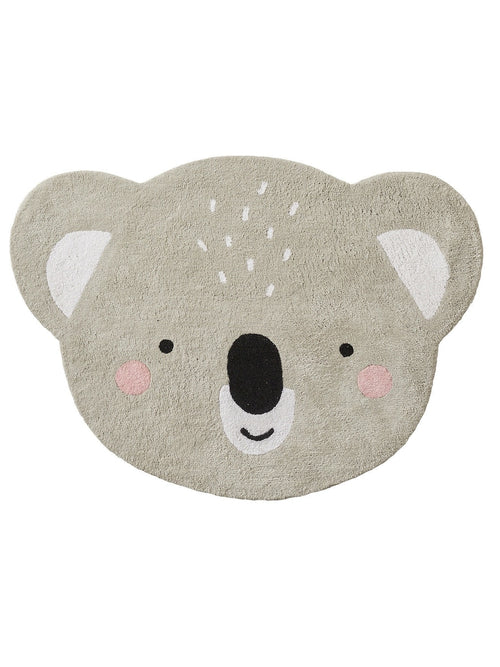 Barneromsteppe MINI ZOO koala 74x100 cm forfra med koalamotiv