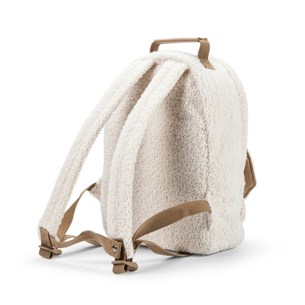 Bakside av Barneryggsekk BackPack MIDI White Boucle