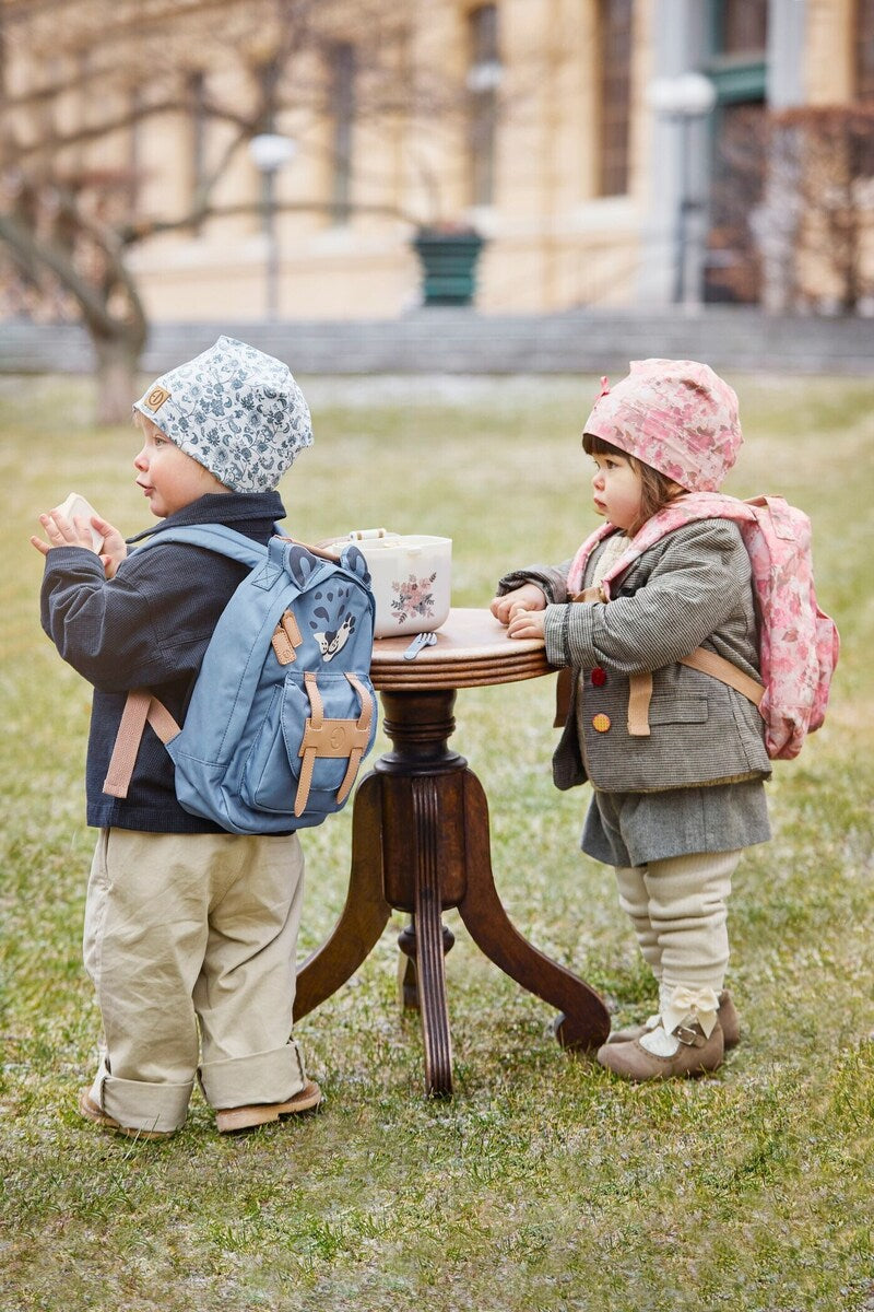 Barneryggsekk Backpack MINI Garden Leo med åpen klaff