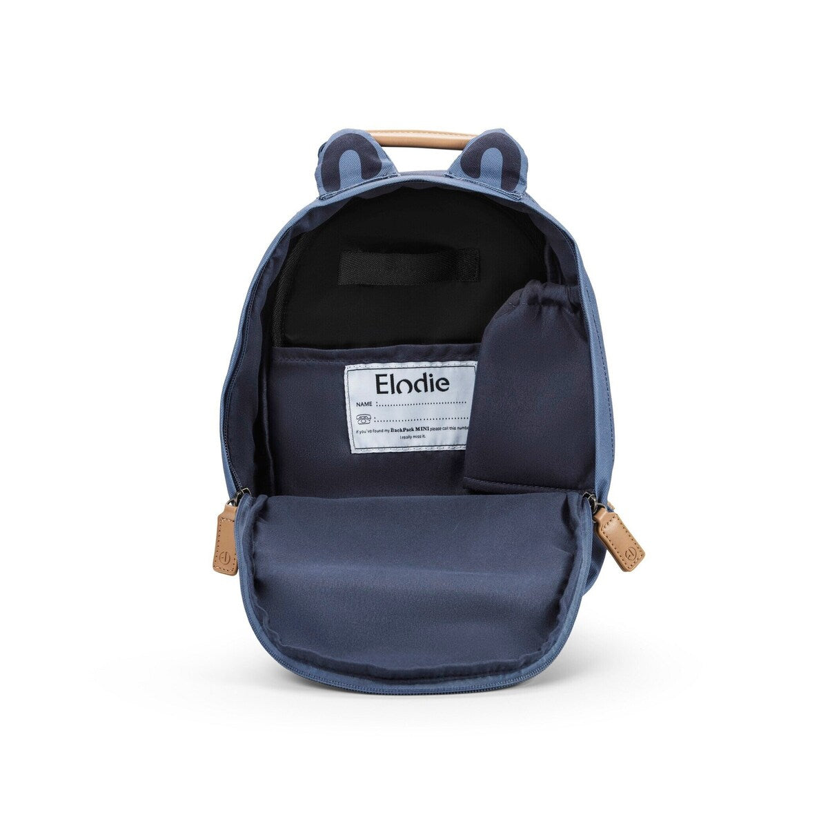 Detalj av magnetisk brystspenne på Barneryggsekk Backpack MINI Garden Leo