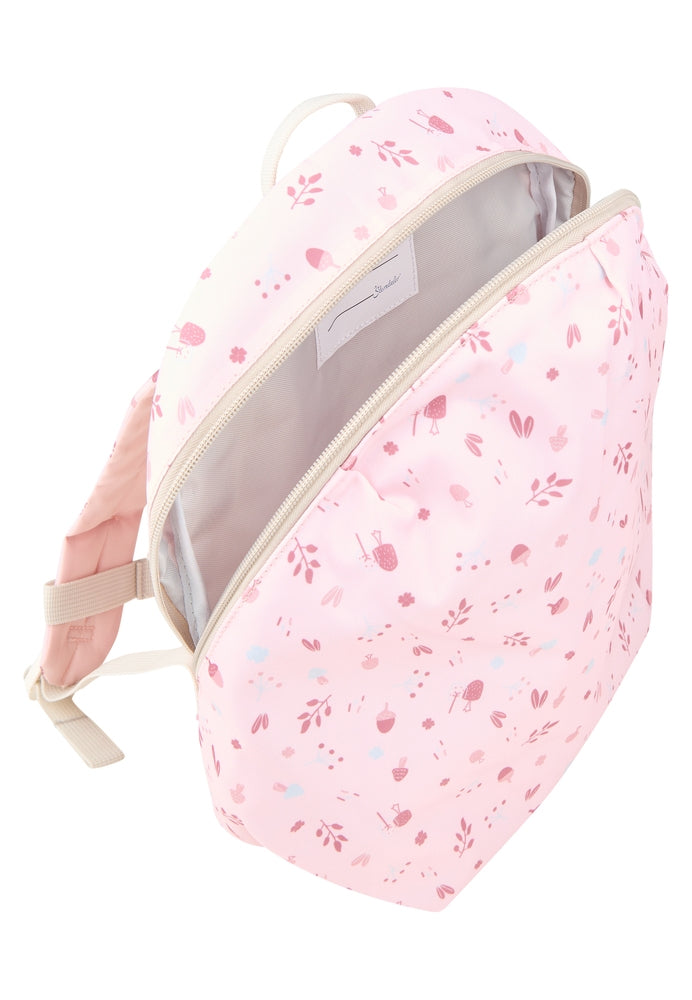 Barneryggsekk Hanni polyester 25x21x10 cm montert på barn