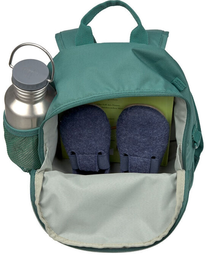 Barneryggsekk mini 6,5 l resirkulert polyester fra 3 år - Lässig detalj av lomme