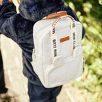 Innvendig rom i Barneryggsekk Mini Club i canvas offwhite Childhome