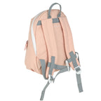 Barneryggsekk Tiny pariserhjul rosa bakside