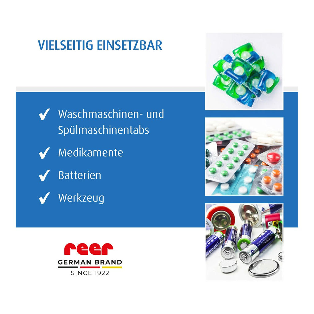 Barnesikker oppbevaringsboks SafeContainer 7 l plast sideprofil