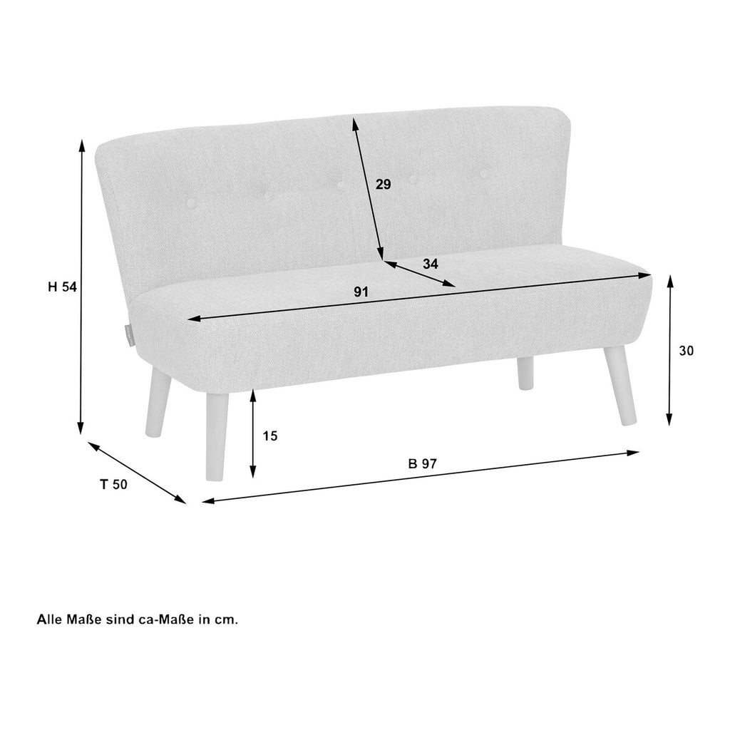 Barnesofa Dolly 97x50x54 cm, maks 60 kg - Max Winzer