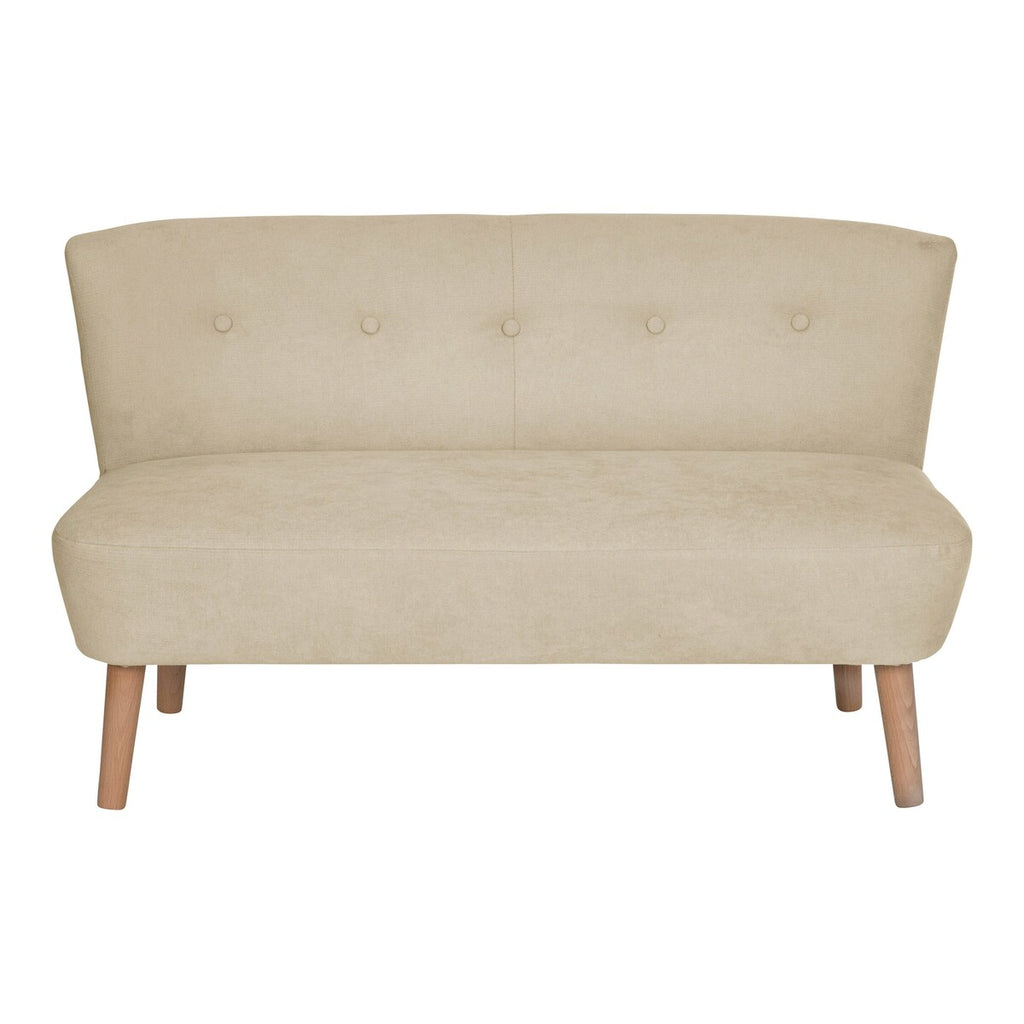 Detalj av knappdetaljer på Barnesofa Dolly