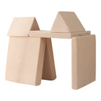 Barnesofa Teddy teddystoff detalj av puter