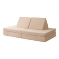 Barnesofa Teddy teddystoff forfra visning