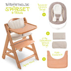 Barnestol Alpha Move 5-delers sett bakside med hjul