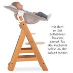 Barnestol Alpha Move 5-delers sett montert ved spisebord