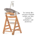 Barnestol Alpha Move 5-delers sett nyfødtinnlegg Deluxe sand som babyvugge
