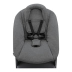 Barnestol Alpha+ med newborn-sett i bøk bakside