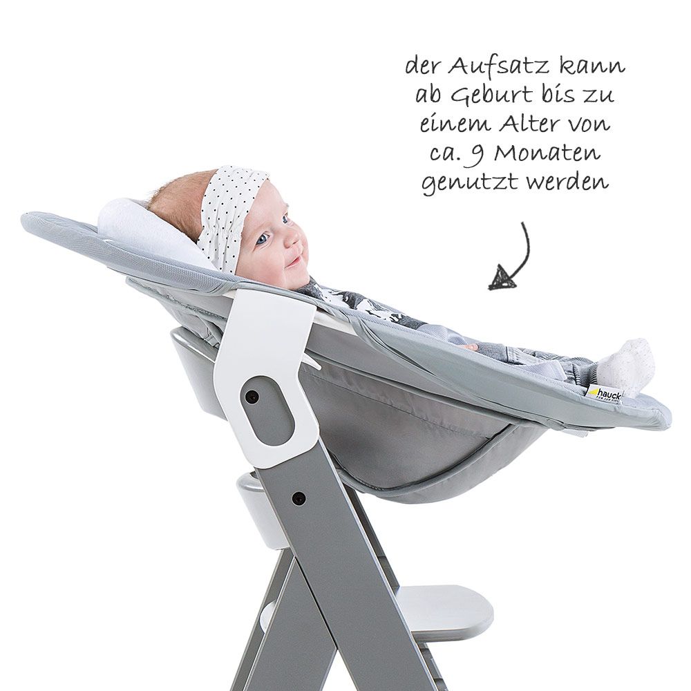 Nærbilde av setepute på Barnestol Alpha Plus 4-delt sett