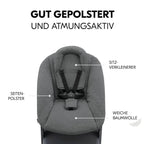Barnestol Alpha Plus med beskyttelsesbøyle
