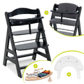 Barnestol Alpha Plus med sittepute sett forfra
