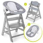 Barnestol Alpha Plus Grey 4-delers sett front