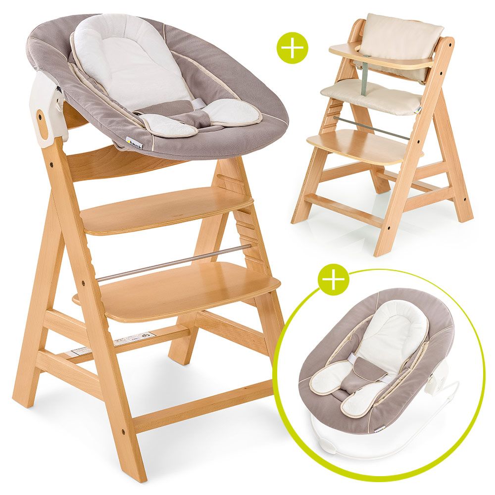 Barnestol Alpha Plus Natur 4-delt front