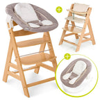 Barnestol Alpha Plus Natur 4-delt front