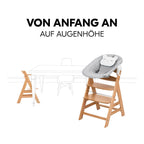 Hjul og gulvglidere på Barnestol Alpha+ inkl. Newborn-sett Pre