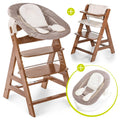 Barnestol Alpha Plus Walnut 4-delt frontbilde