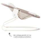 Barnestol Alpha Plus Walnut Hauck bouncer funksjon
