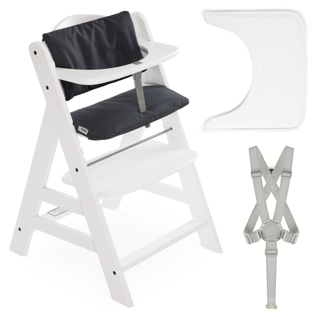 Barnestol Alpha Plus White forfra