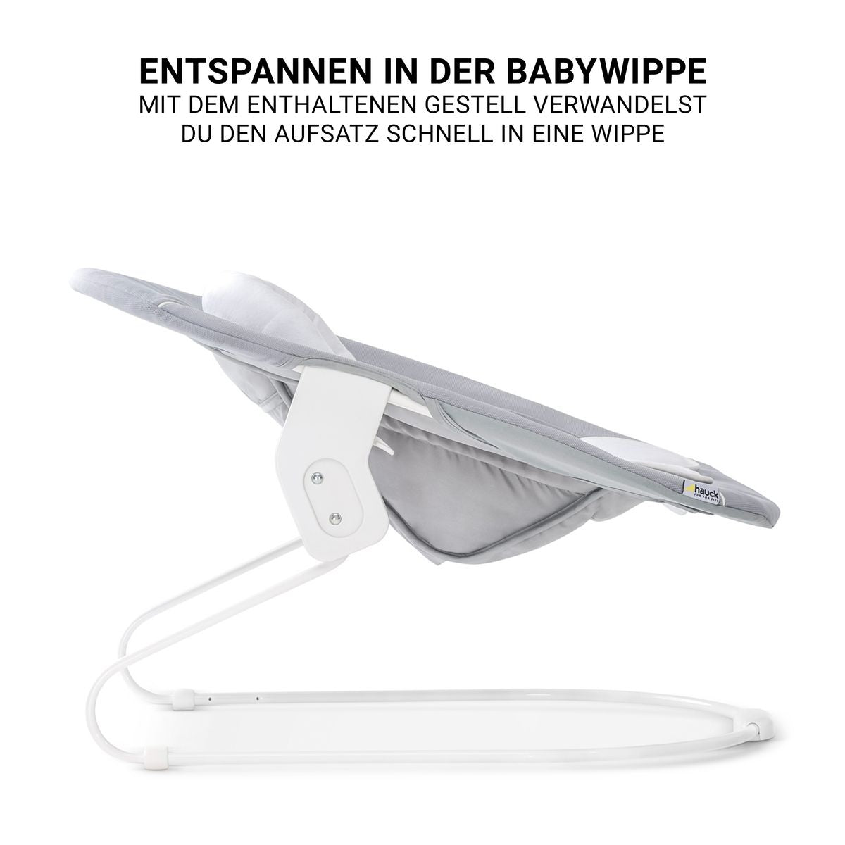 Barnestol 5-delt sett Beta Plus i bøk med vippestol, hvit i babyvippestol modus