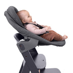 Barnestol Beta Plus Dark Grey nyfødtsett Premium 5 deler - Hauck