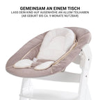 Barnestol 5-delt sett Beta Plus Natural med vippestol, beige - Hauck