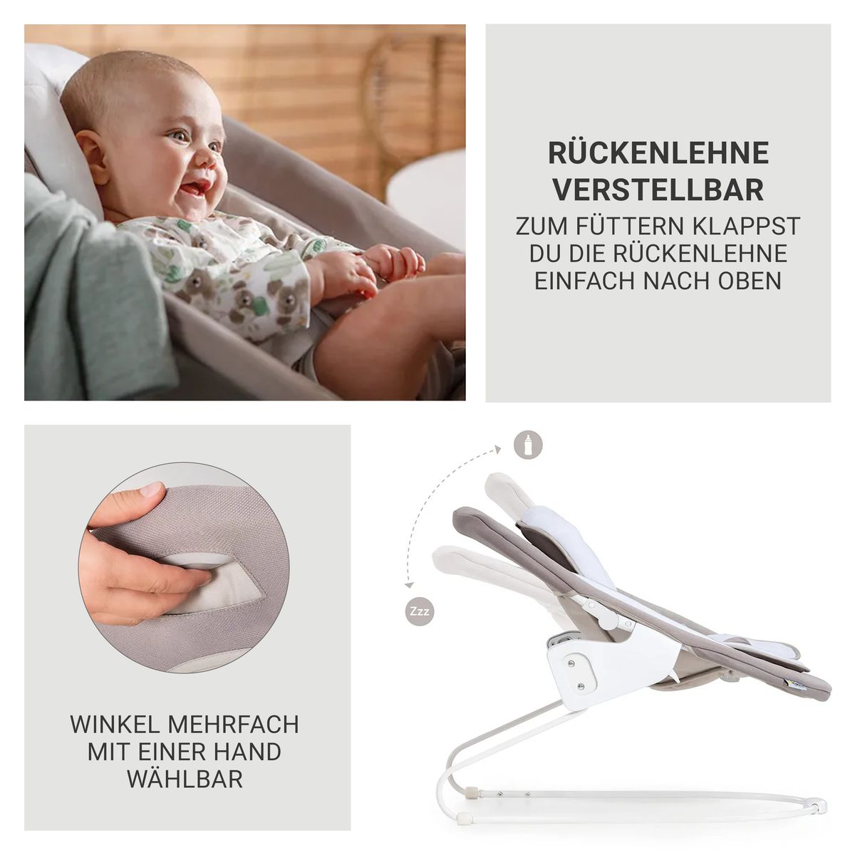 Barnestol 5-delt sett Beta Plus Natural Deluxe i bøk sand ruller på stol