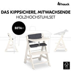 Barnestol Beta Plus White nyfødtsett Deluxe detalj av sete