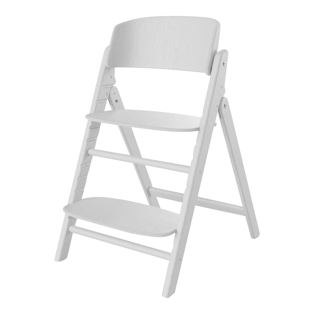 Detalj av sete og sikkerhetssele på Barnestol CLICK & FOLD 4in1-sett med vippestol i bøk