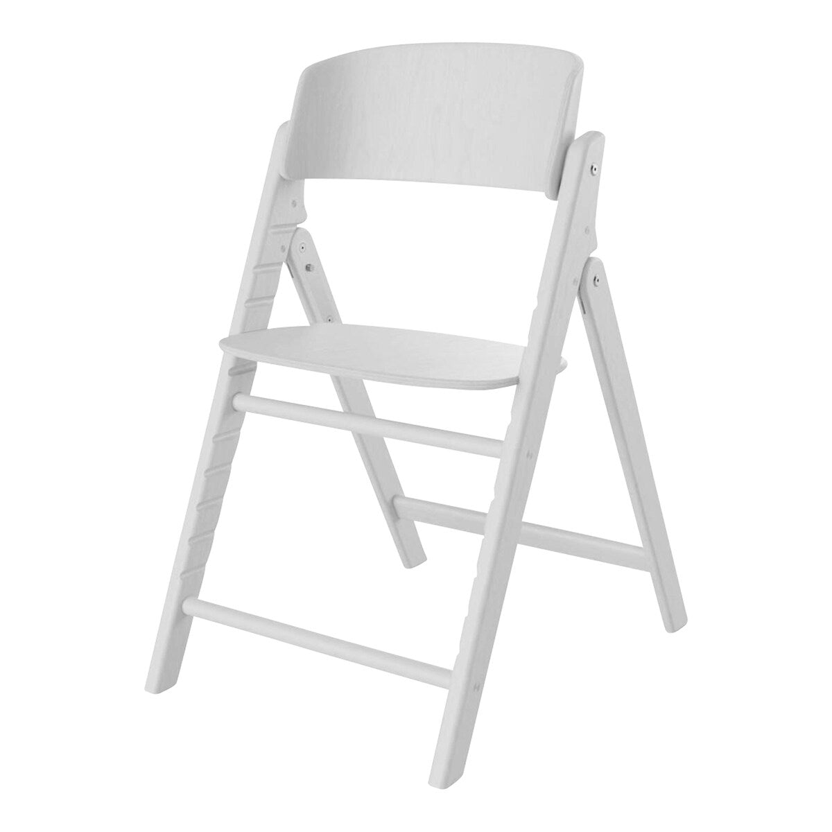 Montert Barnestol CLICK & FOLD 4in1-sett med vippestol i bøk ved spisebord