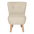 Barnestol Dolly i retrostil detalj av knappehefting