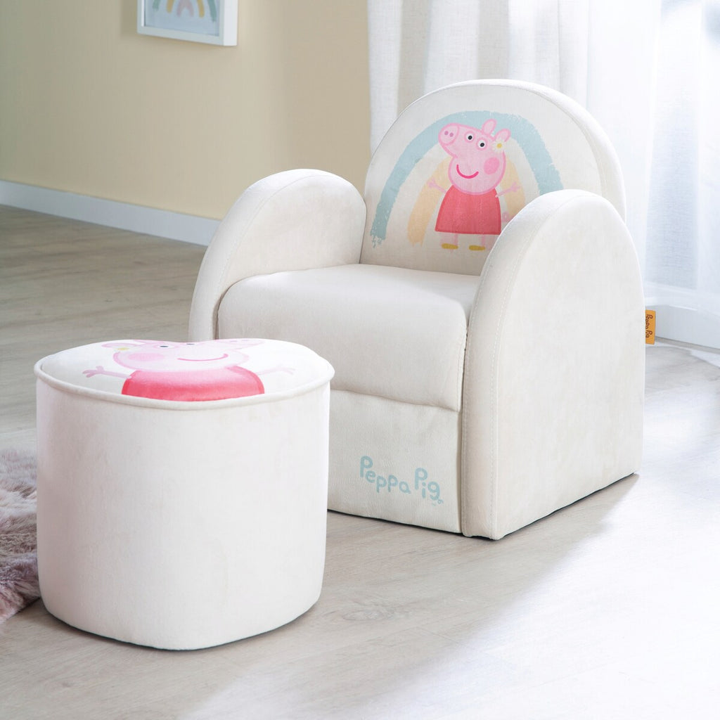 Barnestol Peppa Pig 50 x 44 x 45 cm - roba bakside