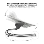 Barnestol sett Beta Plus Natural med avtakbart spisebrett