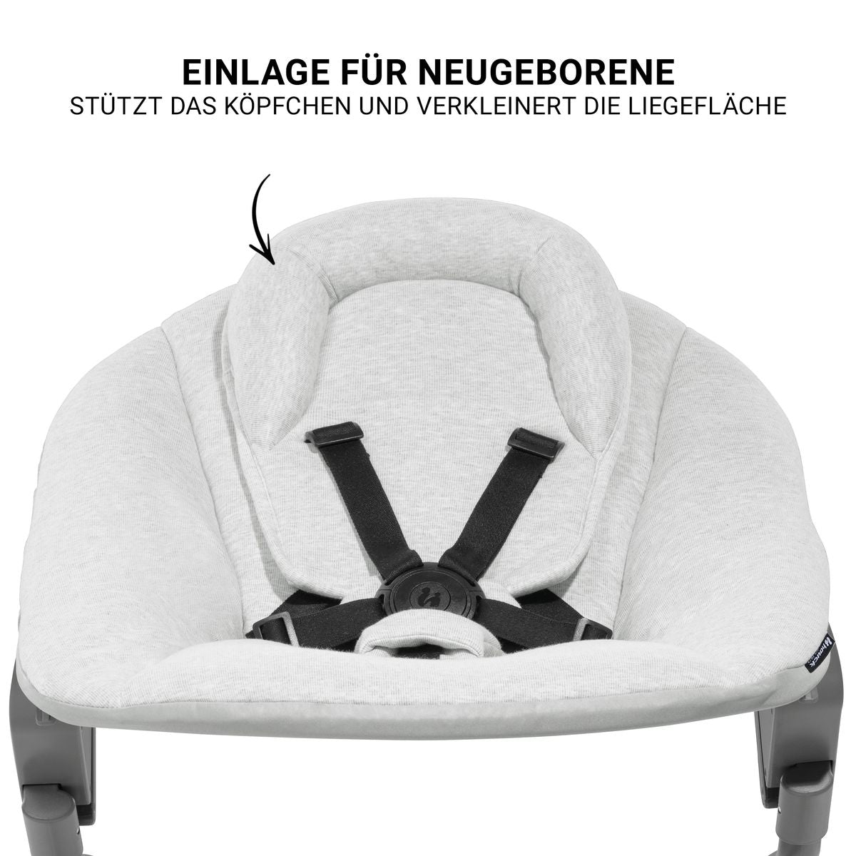 Barnestol sett Beta Plus Natural med babyinnsats som vippestol