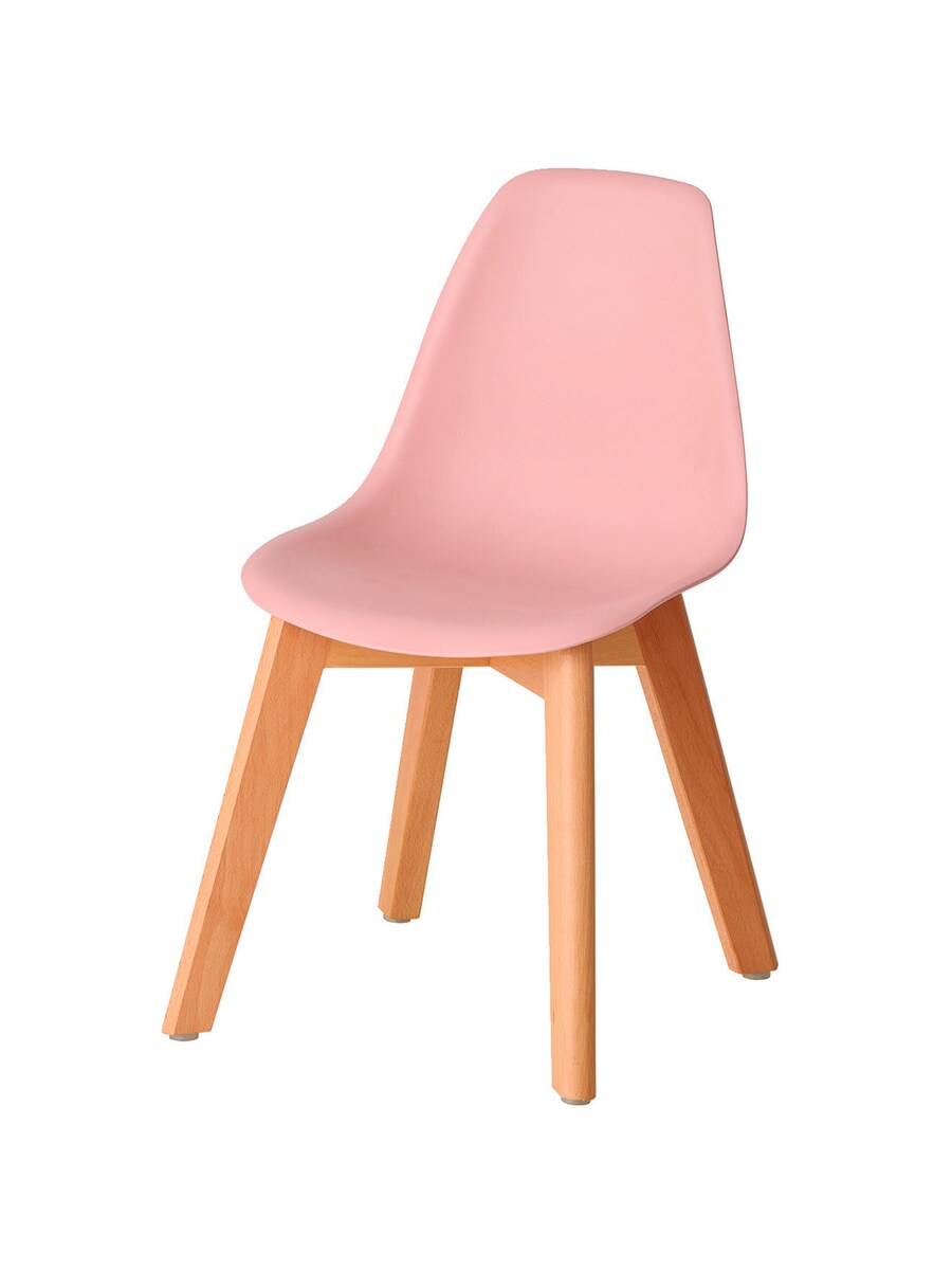 barnestol i skandinavisk design med bøkeben 31 cm sittehøyde forfra