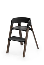 Barnestol Steps Black/Warm Brown forfra