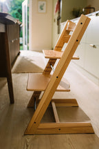 Barnestol Tripp Trapp bøk Wild Wood detalj av Baby Set sikkerhetsspaker