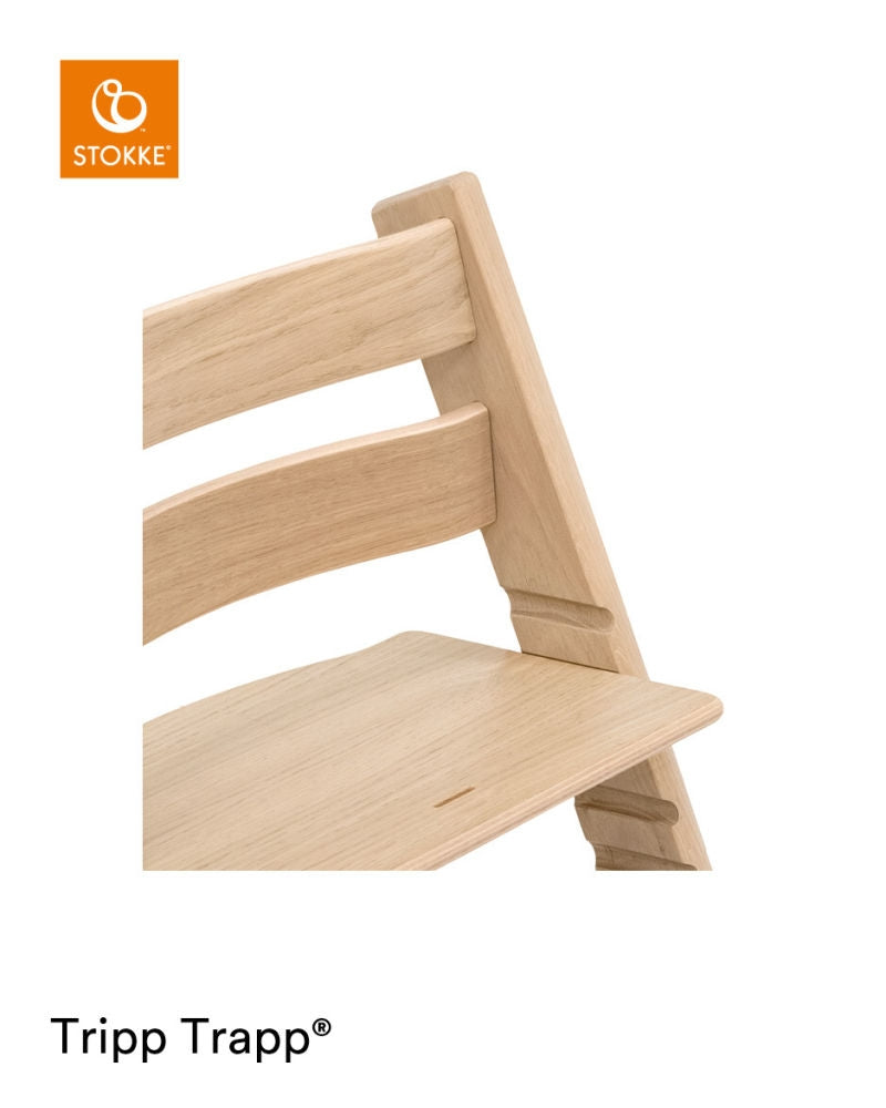 Barnestol Tripp Trapp eik natur - Stokke bakside