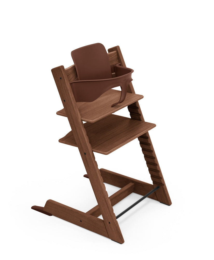 Barnestol Tripp Trapp eik Warm Brown inkl. Baby Set forfra