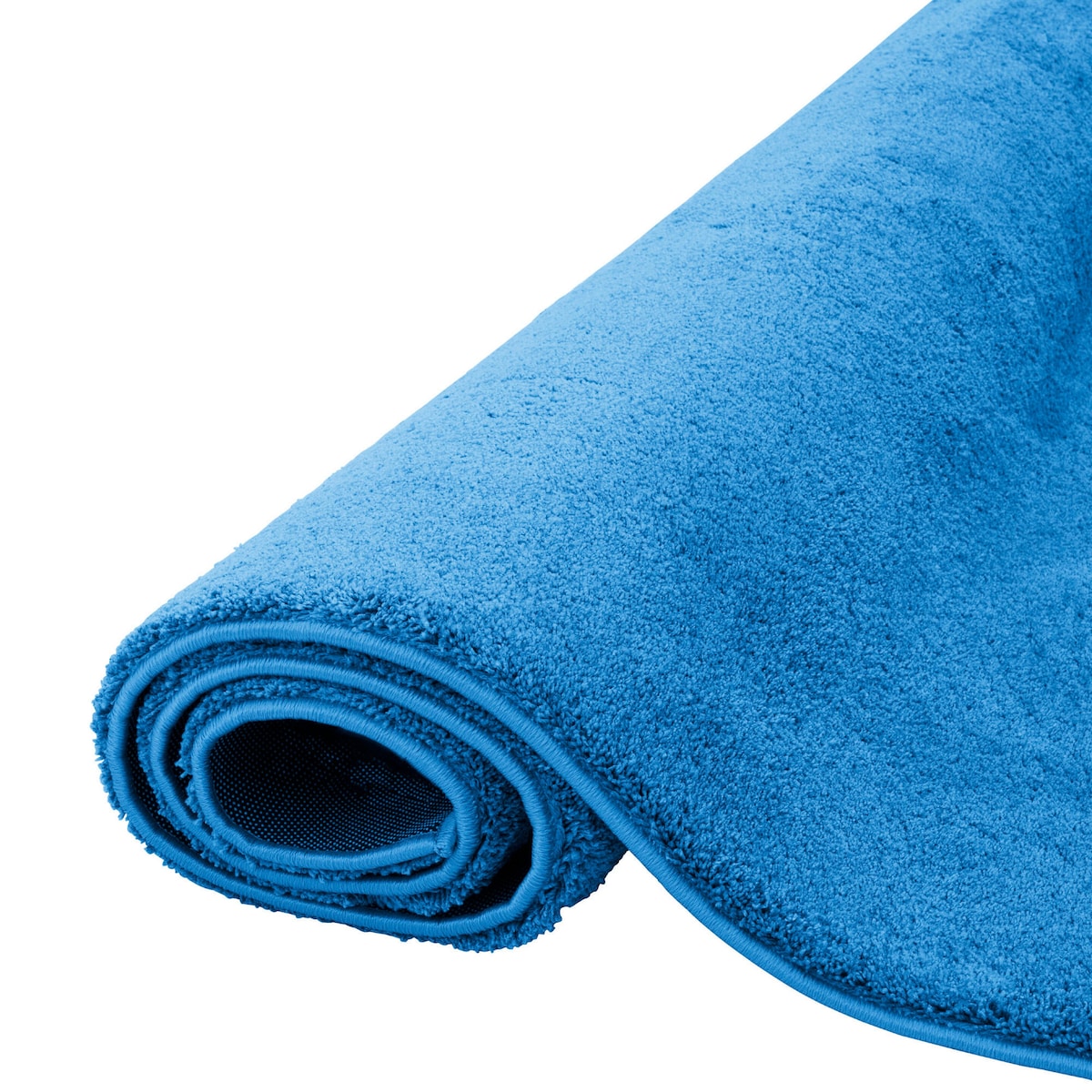 Nærbilde av tekstur på Barneteppe høyflor Silky Kids 100% polyester Øko-Tex