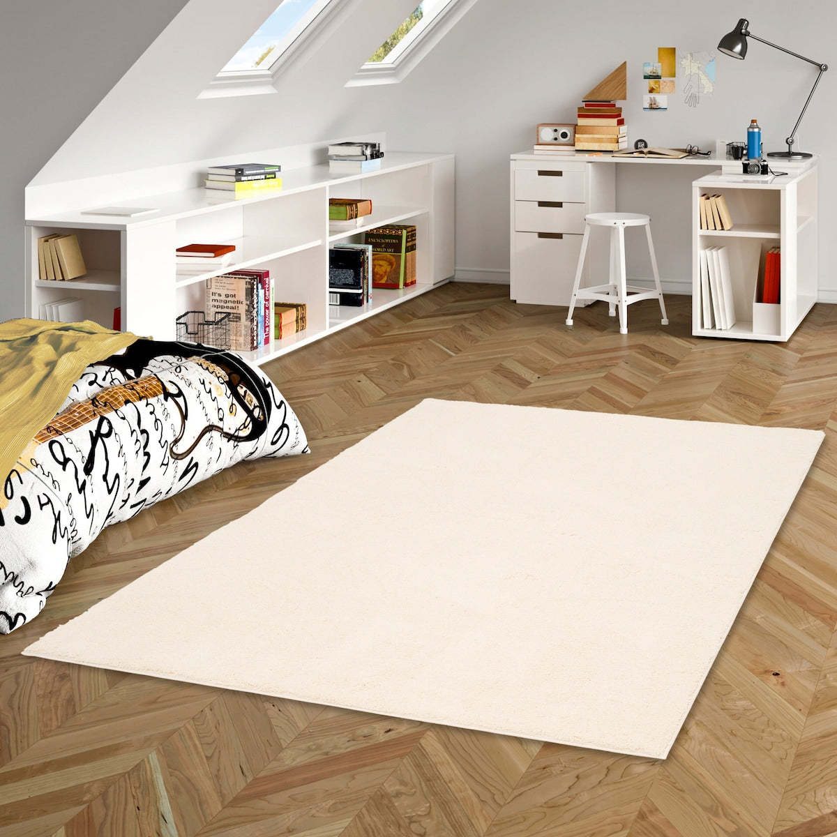 Barneteppe høyflor Silky Kids 100% polyester Øko-Tex - Pergamon