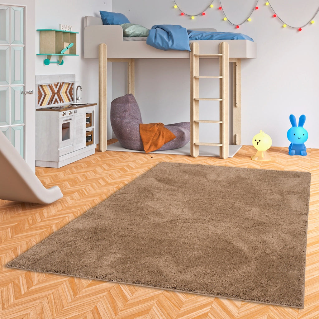 Barneteppe høyflor Silky Kids 100% polyester Øko-Tex - Pergamon
