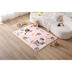 Barneteppe med memory-skum 120x160 cm korallfløyel fra Hakuna Matte