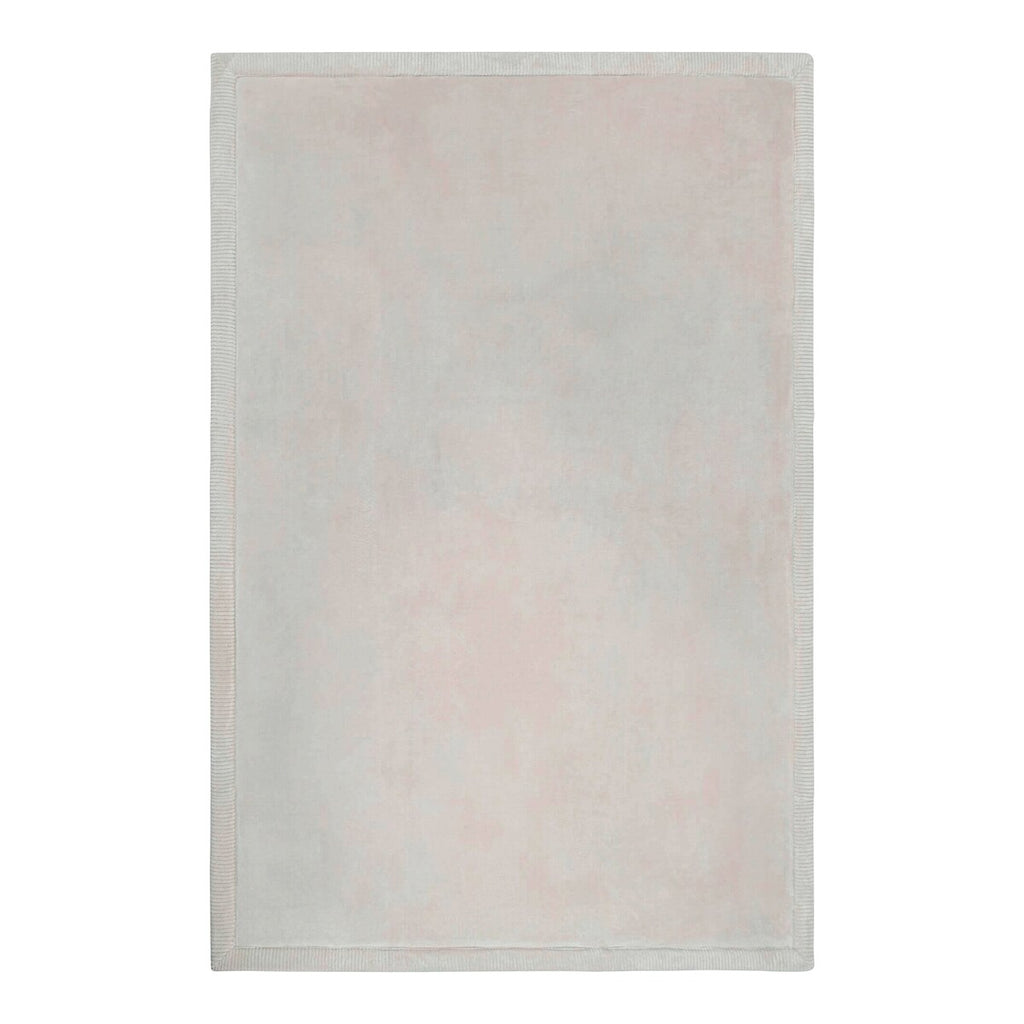 Barneteppe med minneskum 150x200 cm korallfløyel forfra