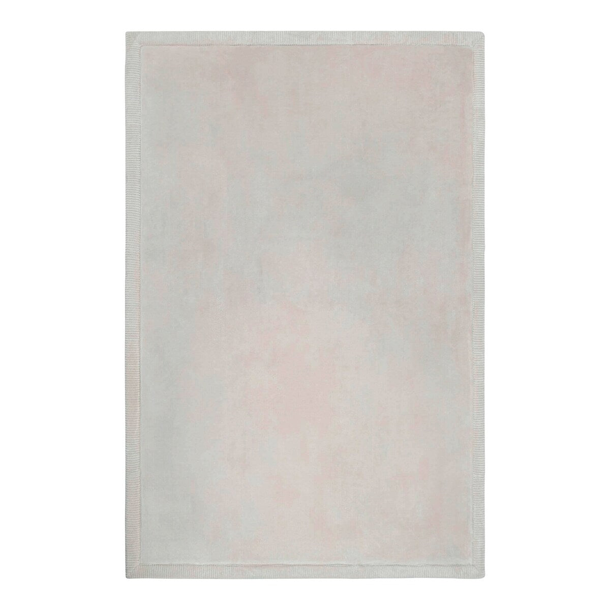 Barneteppe med minneskum 150x200 cm korallfløyel forfra